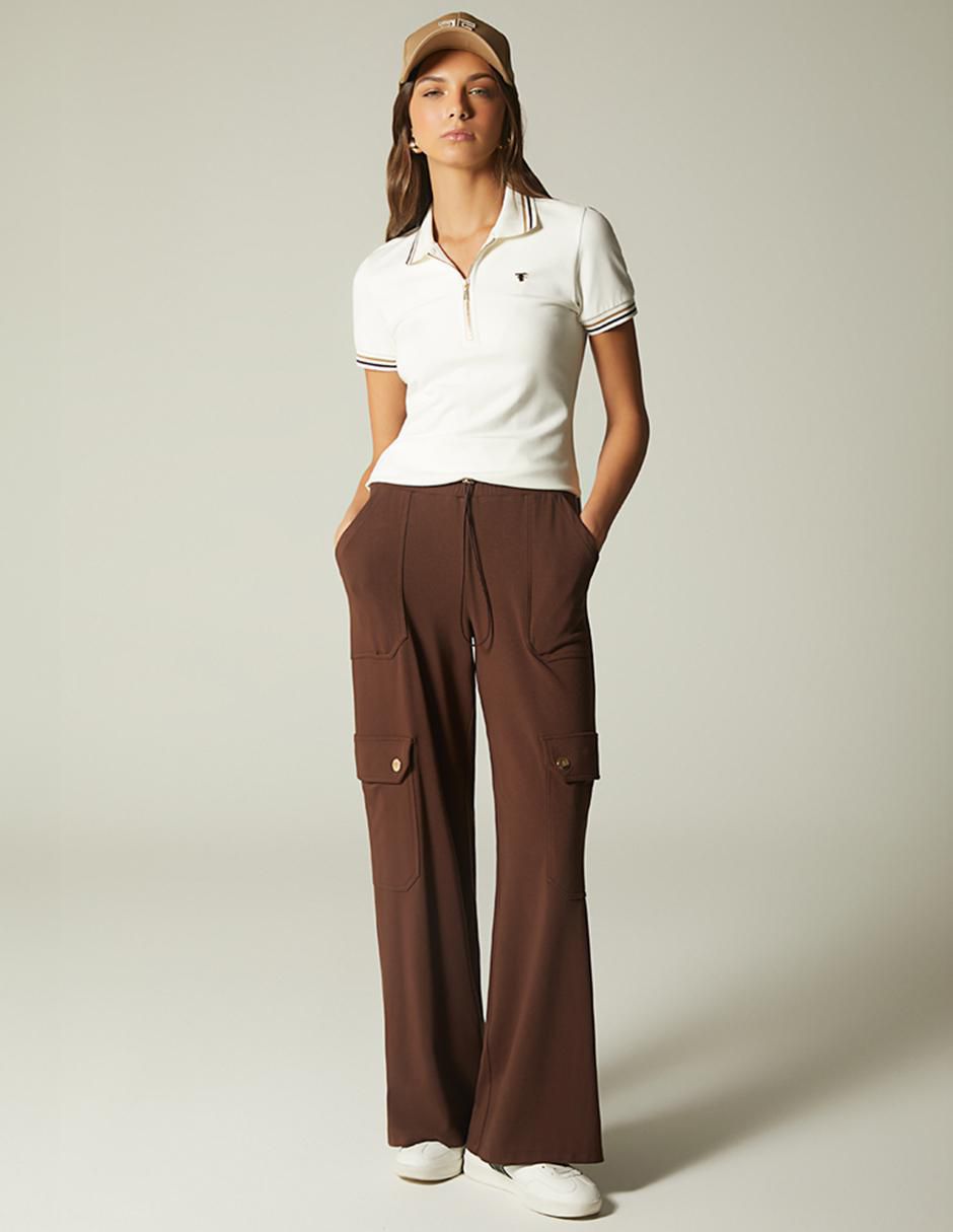Pantalón cargo amplio para mujer 2