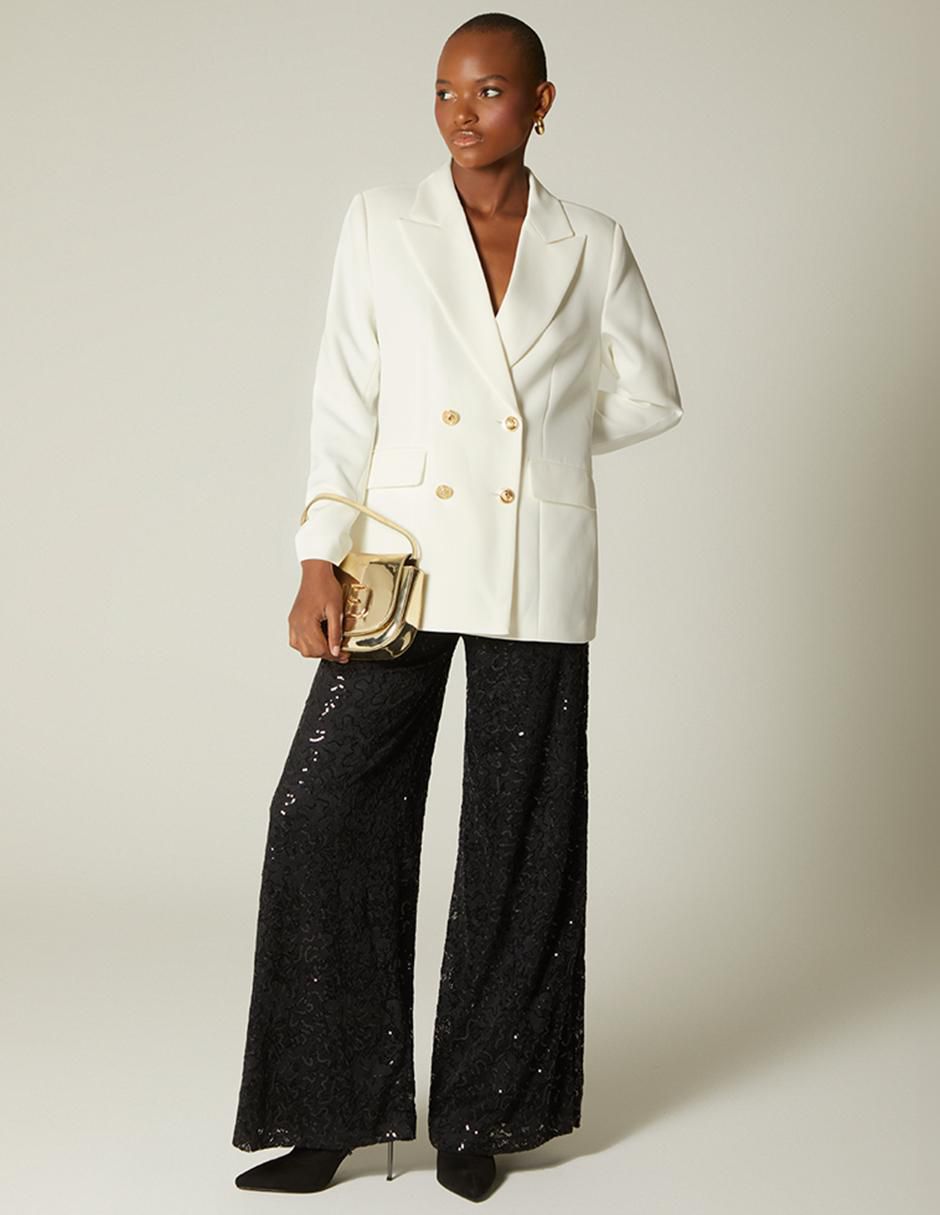 Pantalón de vestir amplio para mujer 2