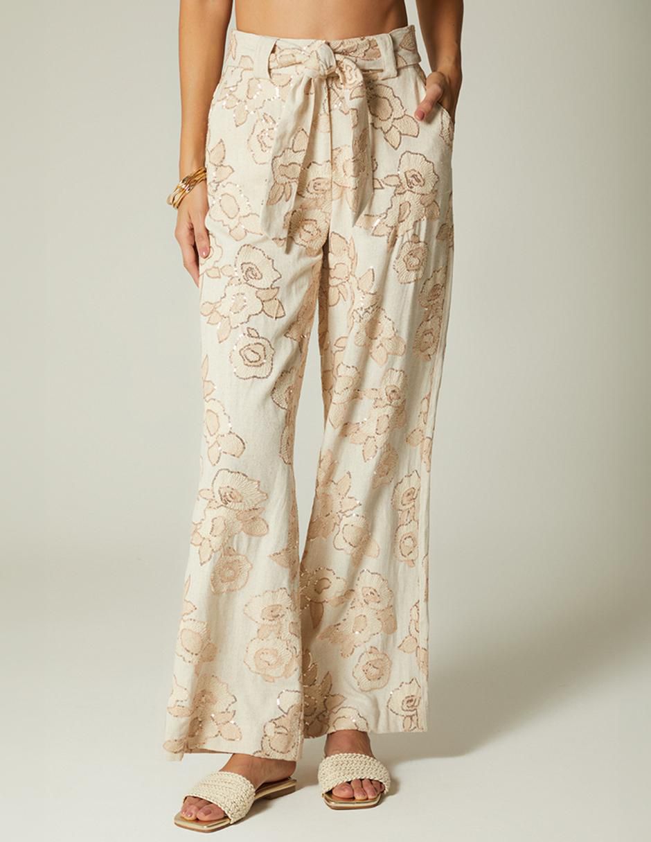 Pantalón relaxed amplio para mujer