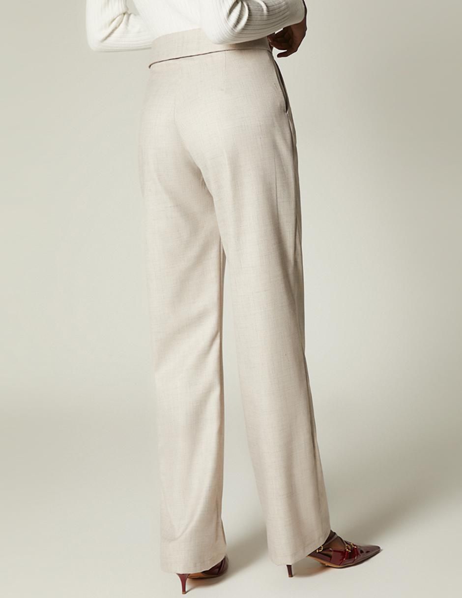Pantalón de vestir straight para mujer