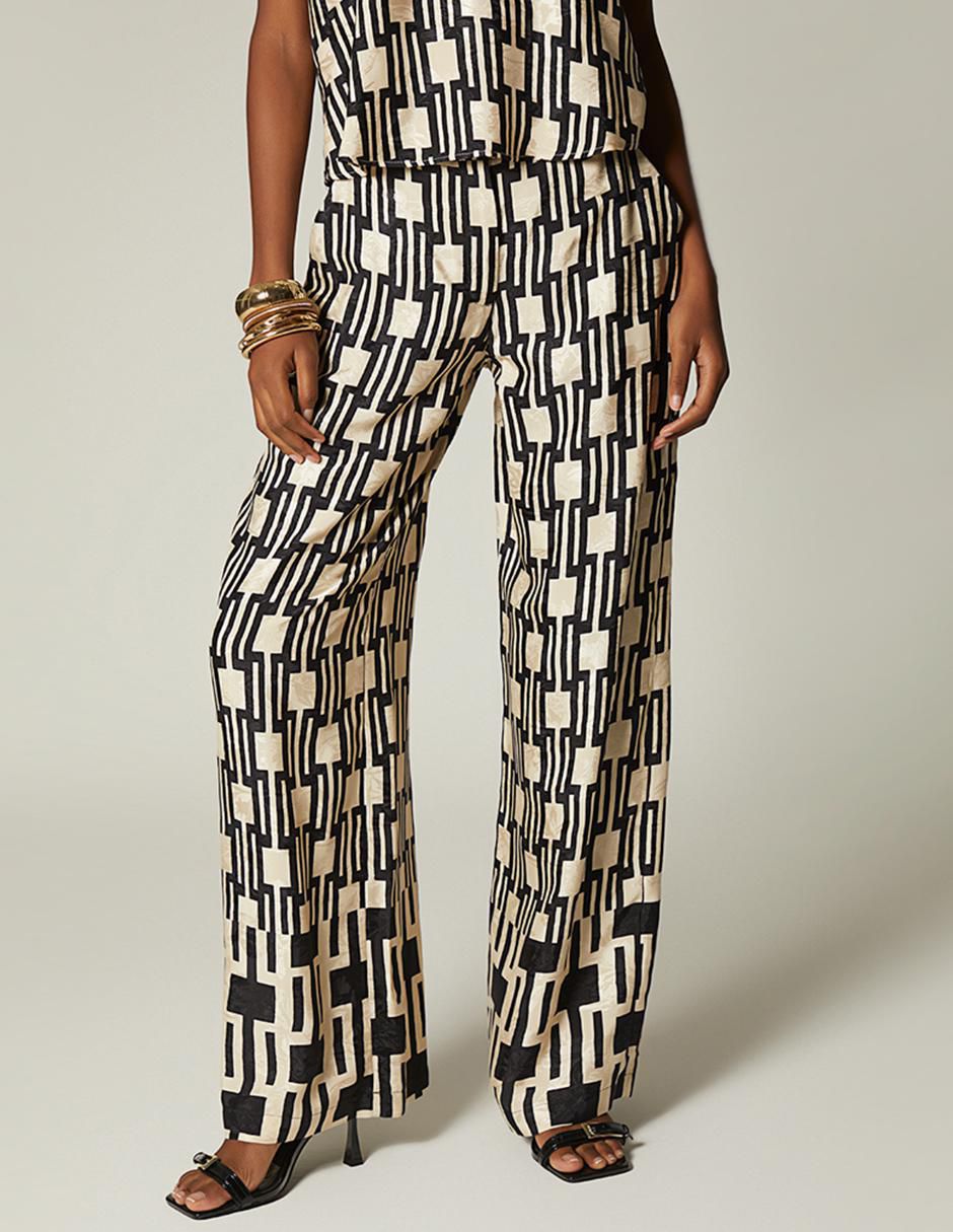 Pantalón de vestir amplio para mujer