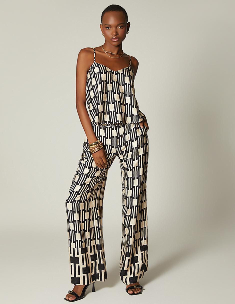 Pantalón de vestir amplio para mujer 3