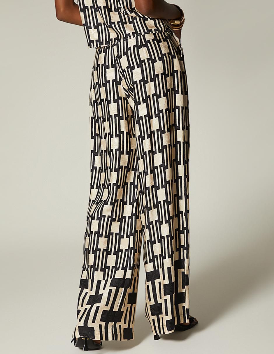 Pantalón de vestir amplio para mujer 4