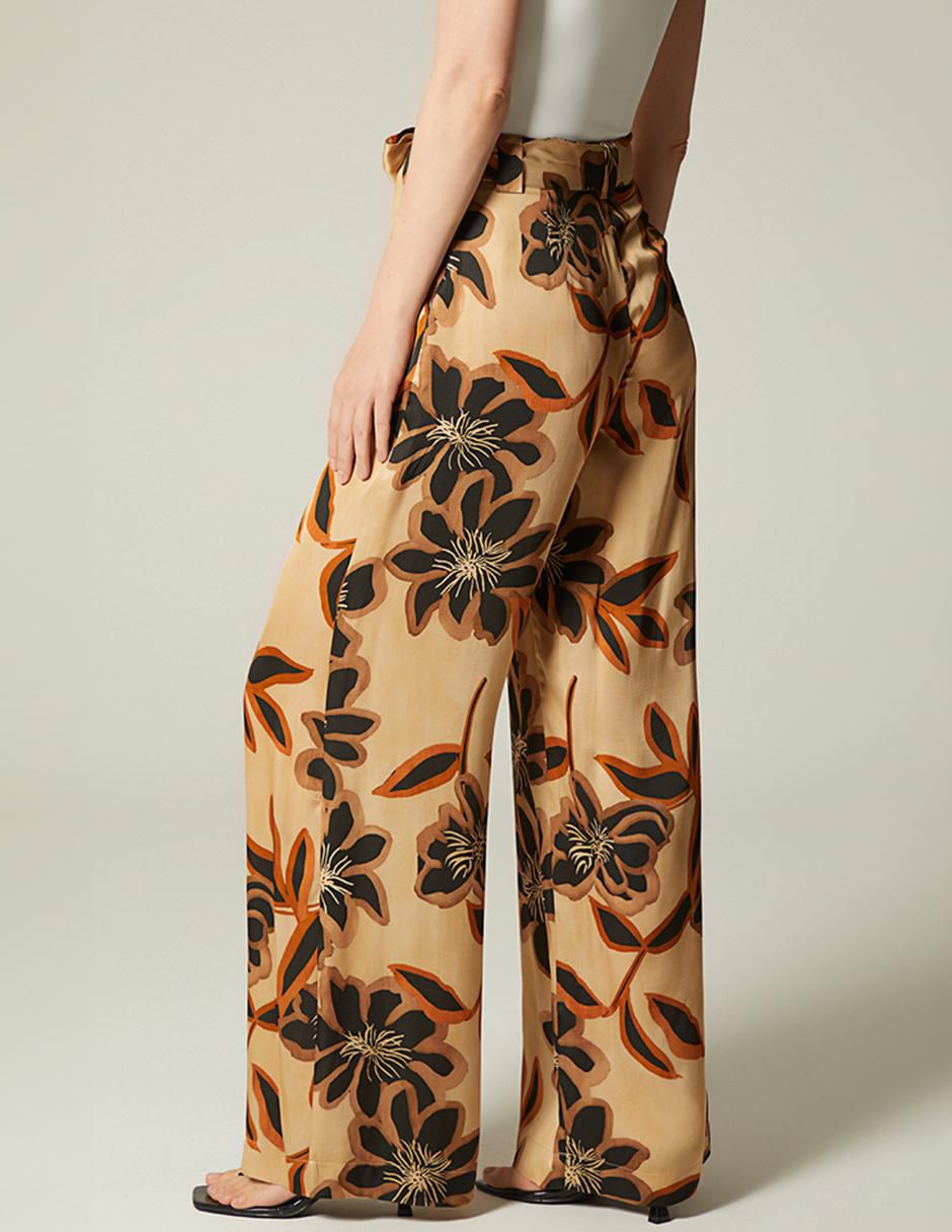 Pantalón de vestir amplio para mujer 4