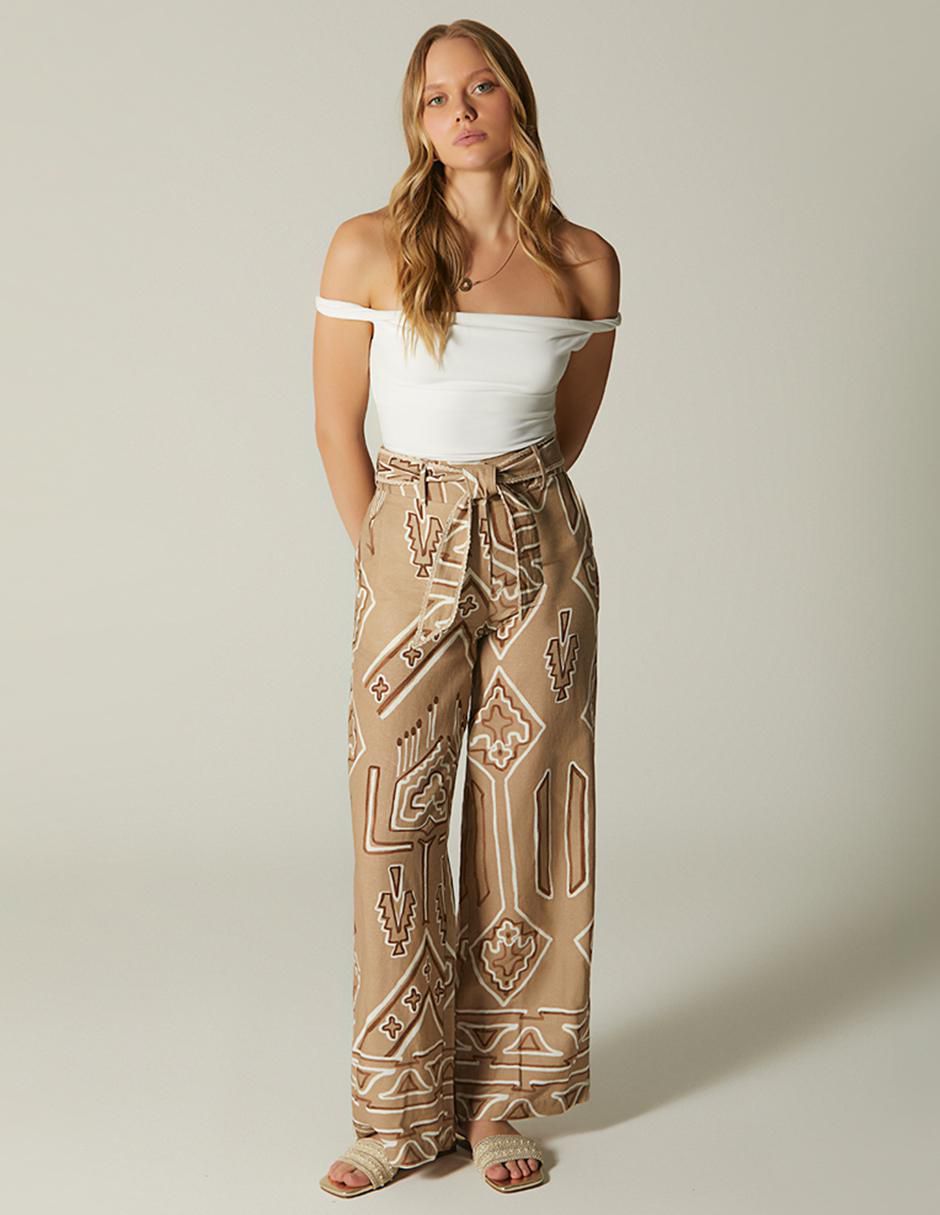 Pantalón relaxed amplio para mujer 3
