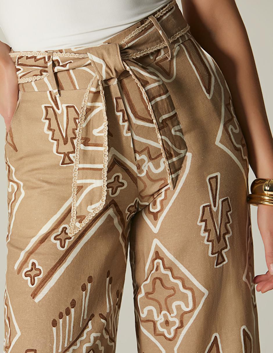 Pantalón relaxed amplio para mujer 4