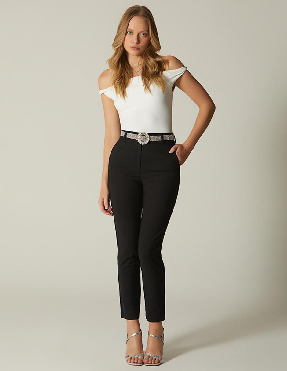 Pantalón de vestir skinny para mujer 2
