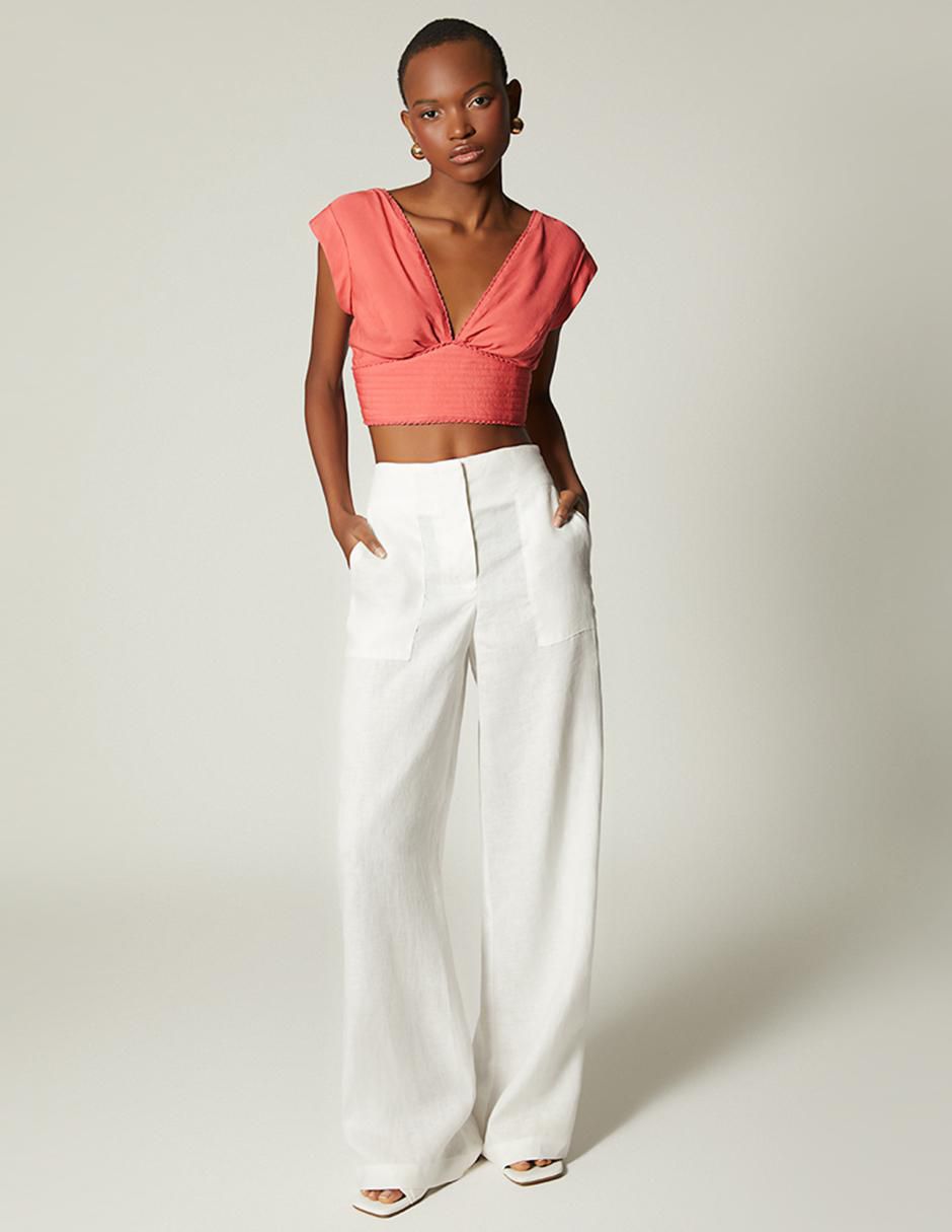 Pantalón relaxed amplio para mujer 2