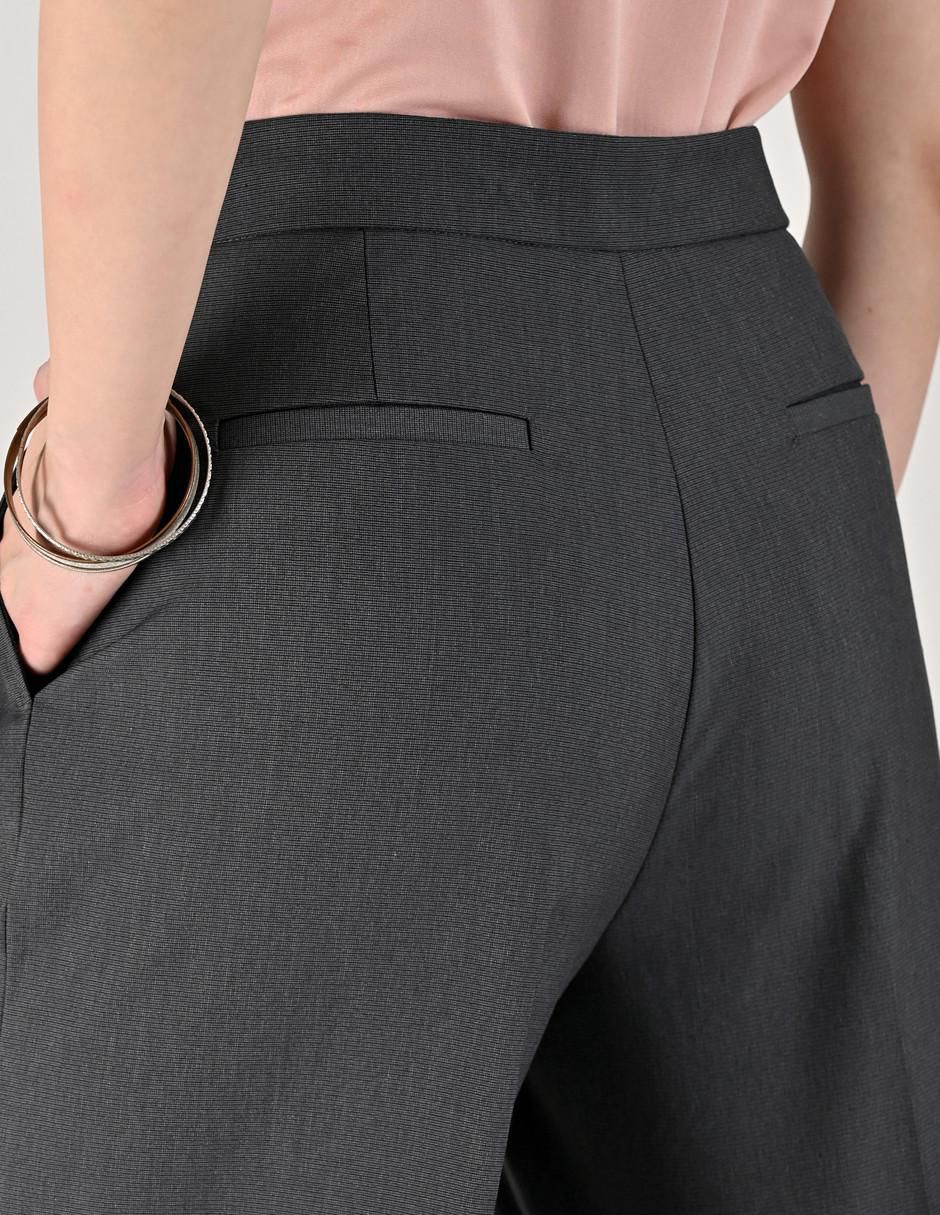 Pantalón plisado regular para mujer 5