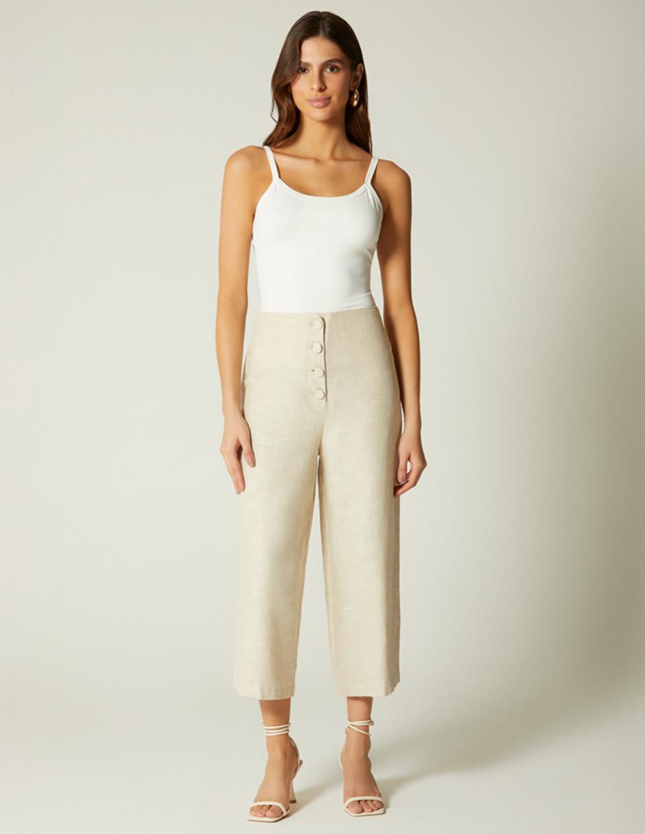 Pantalón capri straight para mujer 2