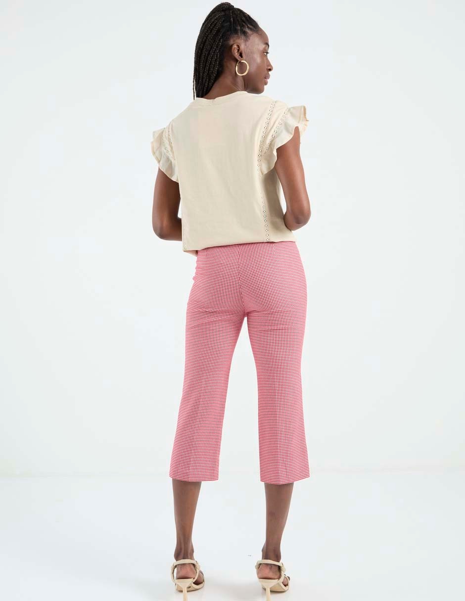 Pantalón capri straight para mujer 2
