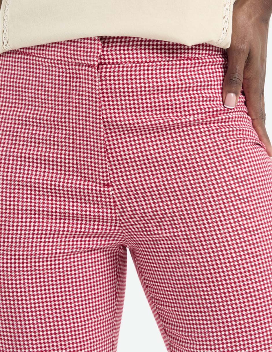 Pantalón capri straight para mujer 4