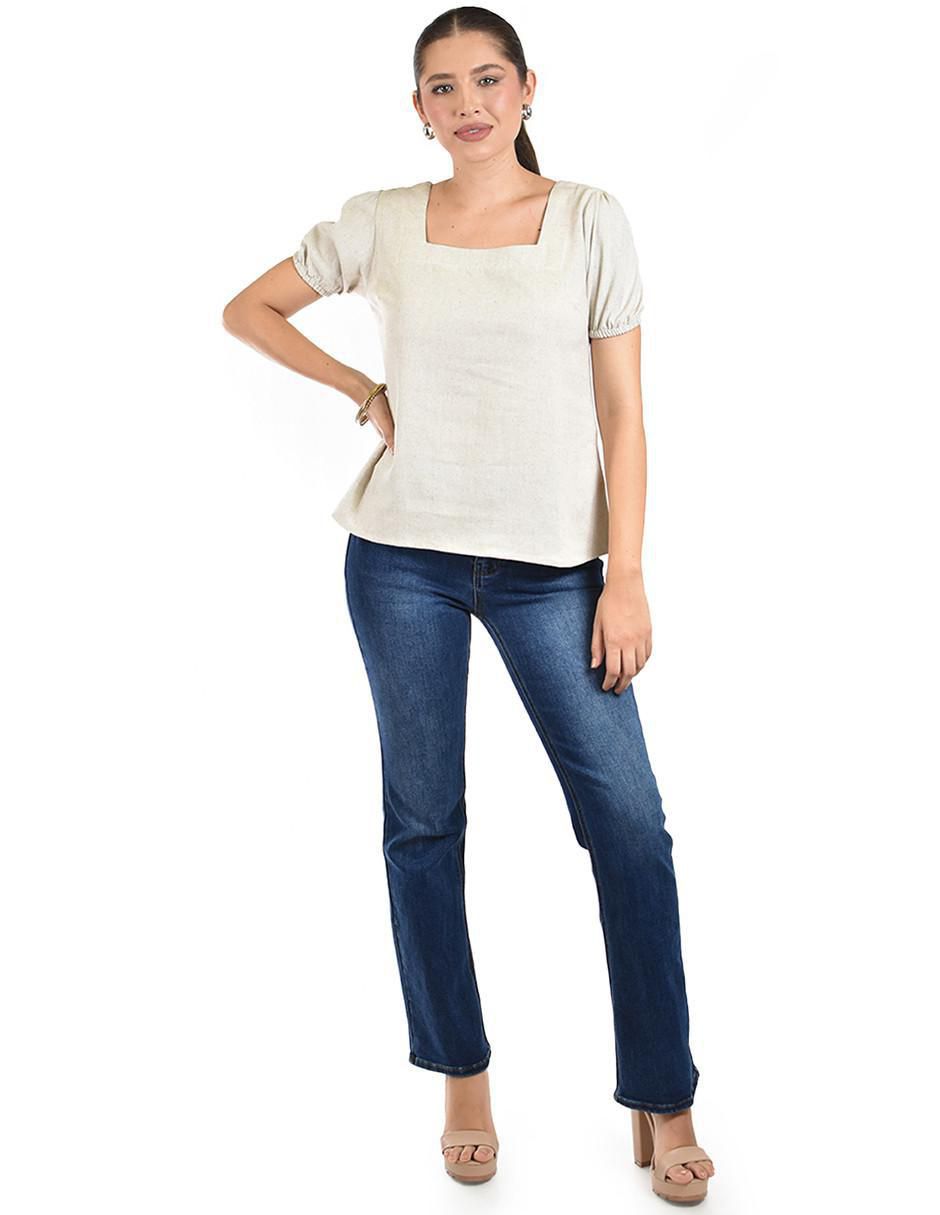 Blusa manga corta para mujer 5