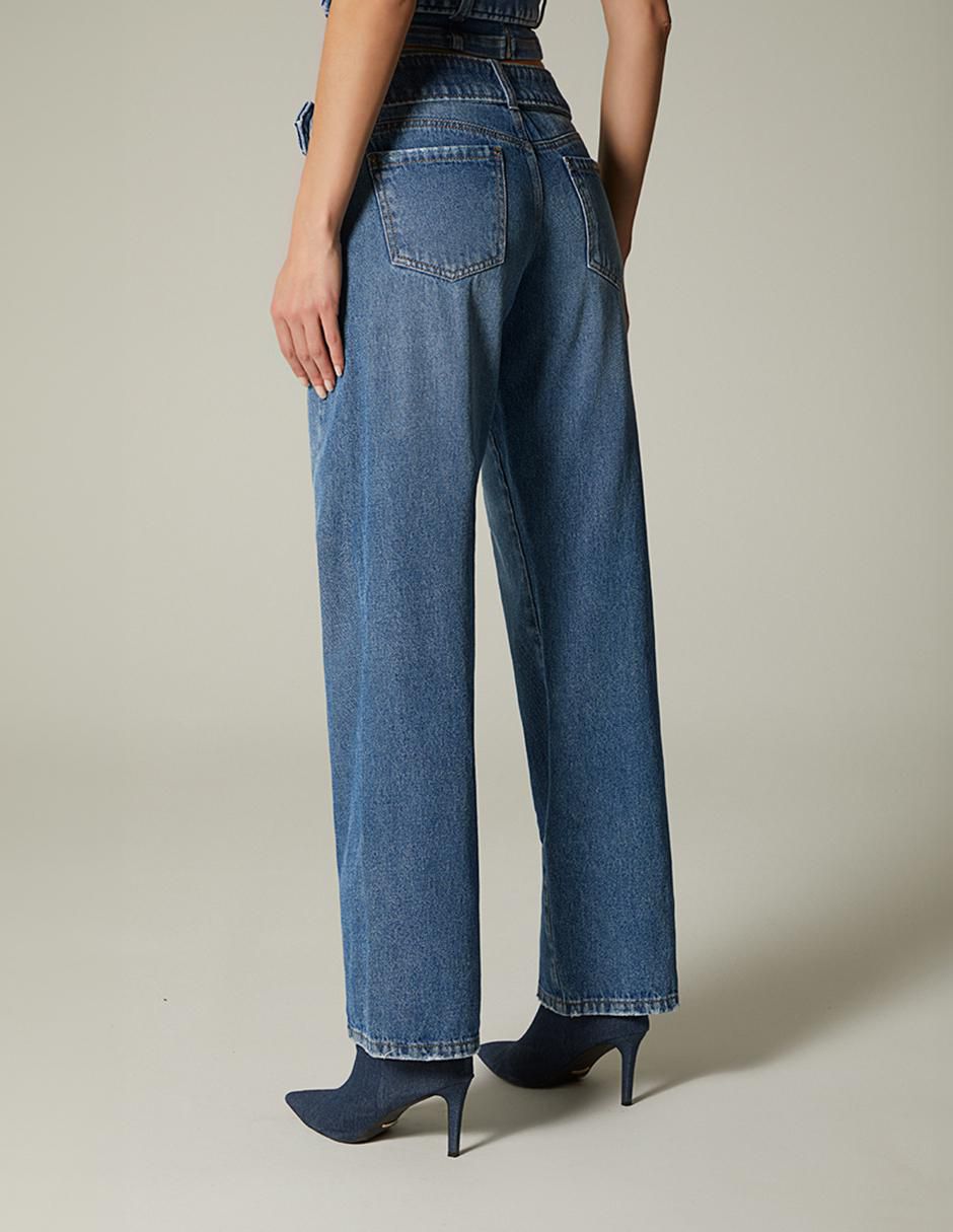 Jeans straight Adana Denim para mujer 3
