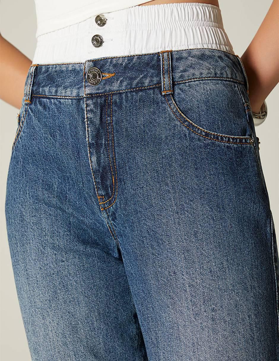 Jeans straight para mujer 2