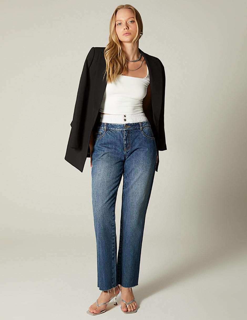 Jeans straight para mujer 3