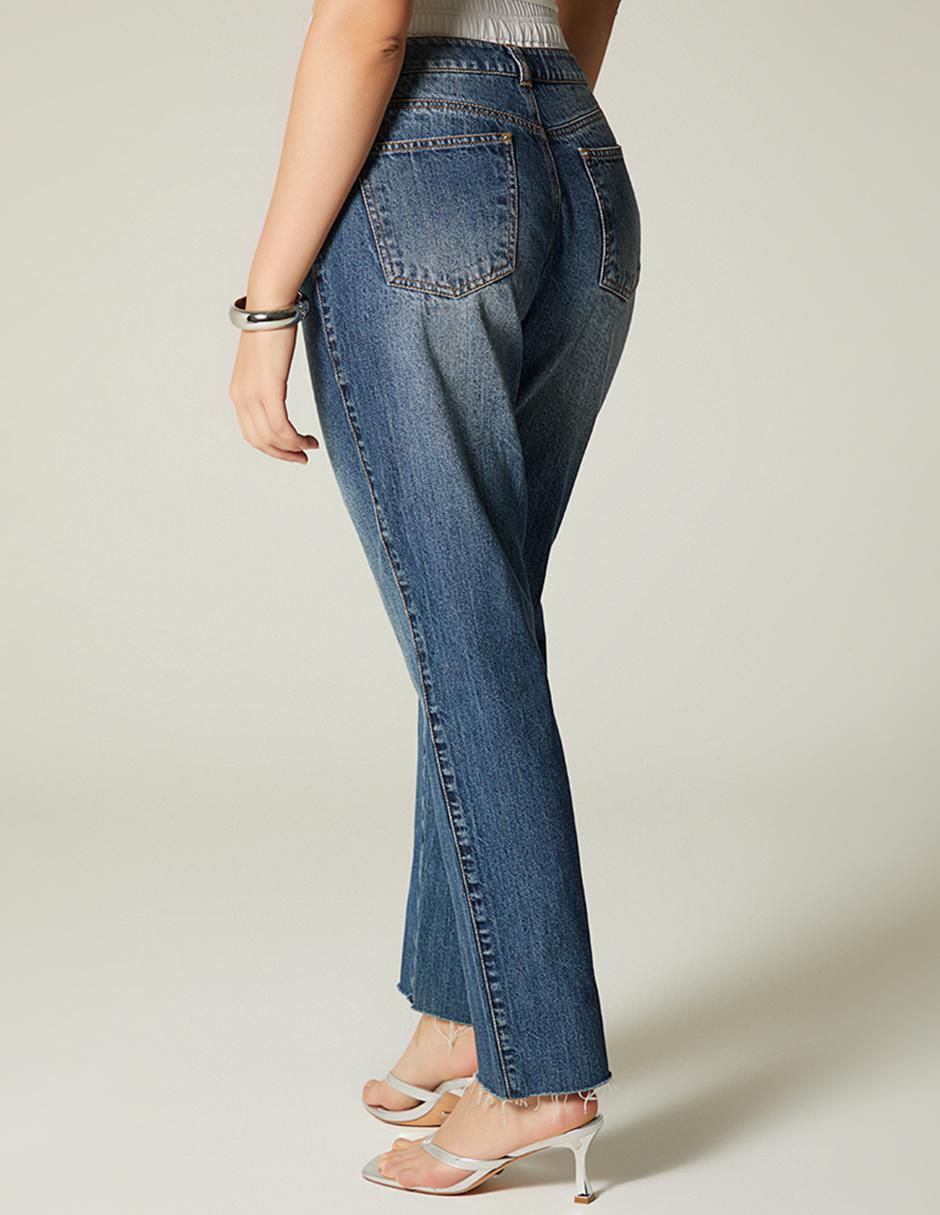 Jeans straight para mujer 4