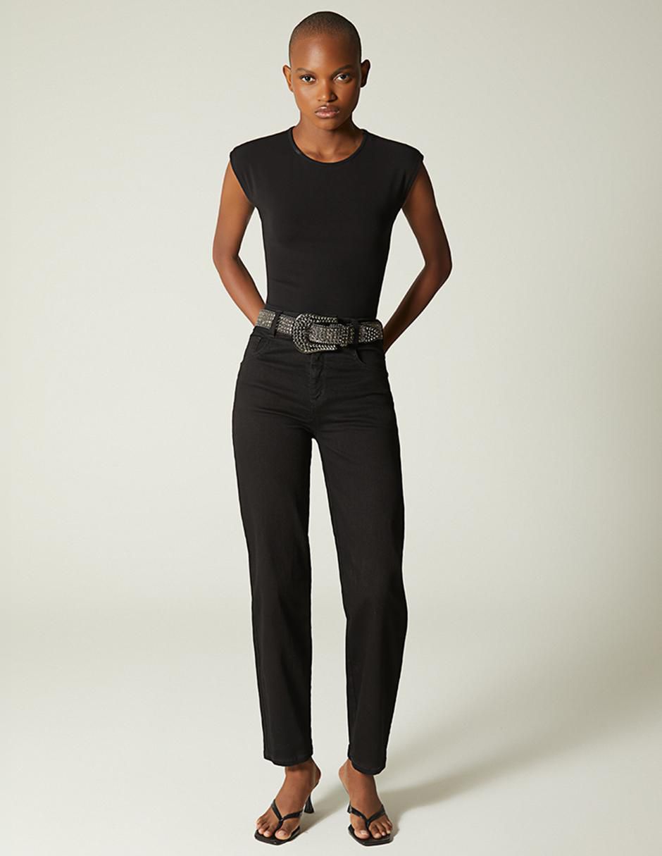 Jeans straight para mujer 2