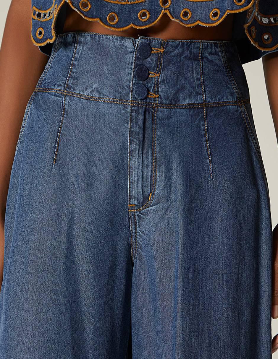 Jeans amplio para mujer