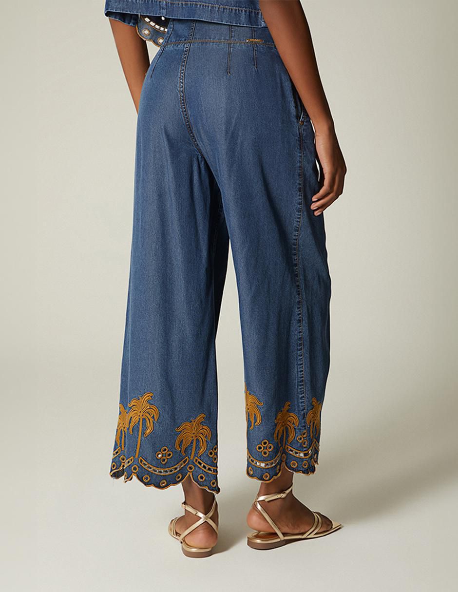 Jeans amplio para mujer
