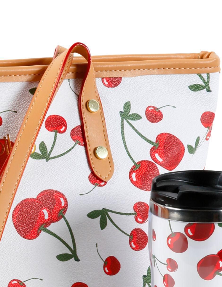 Bolsa tote Cherry Bliss para mujer 6