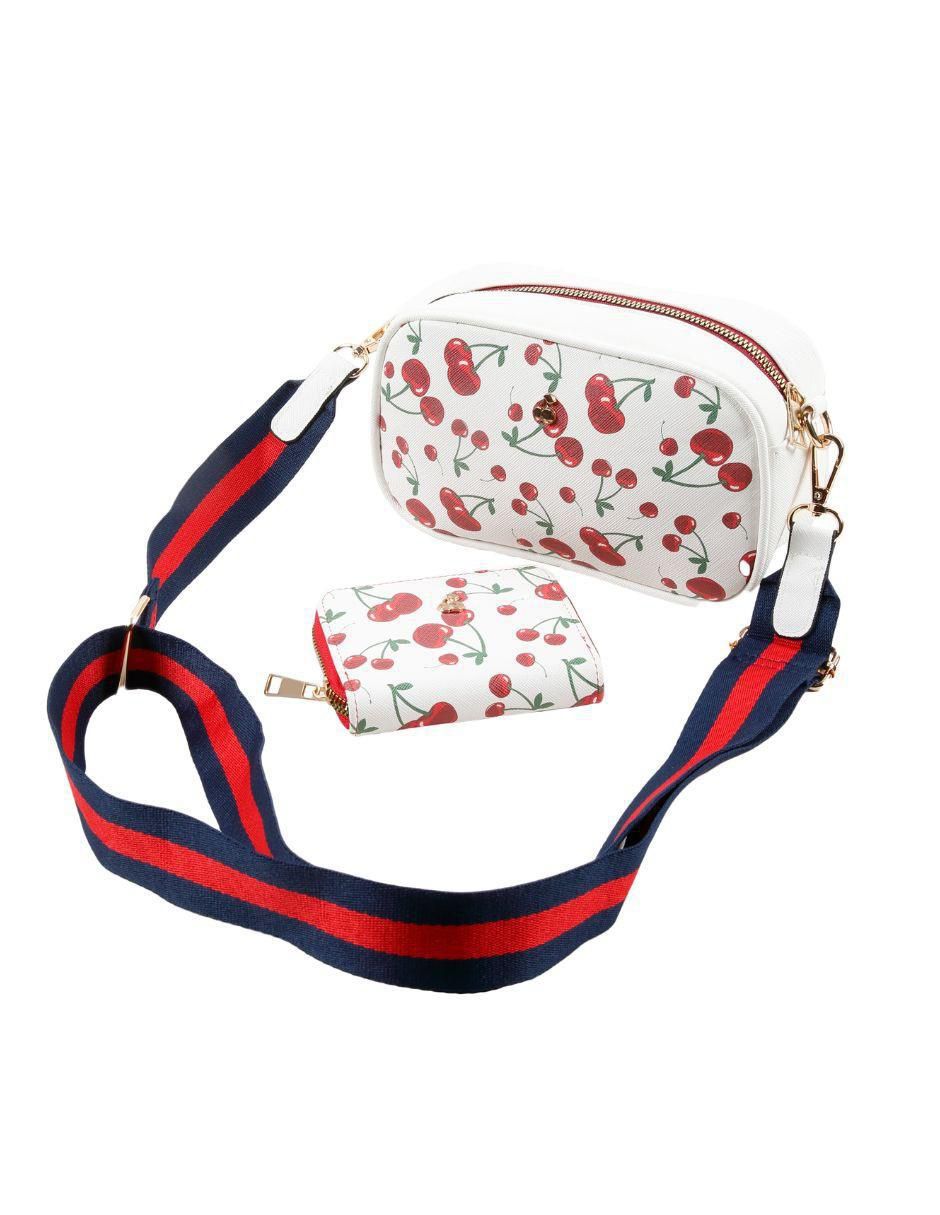 Bolsa crossbody Cherry Pop para mujer