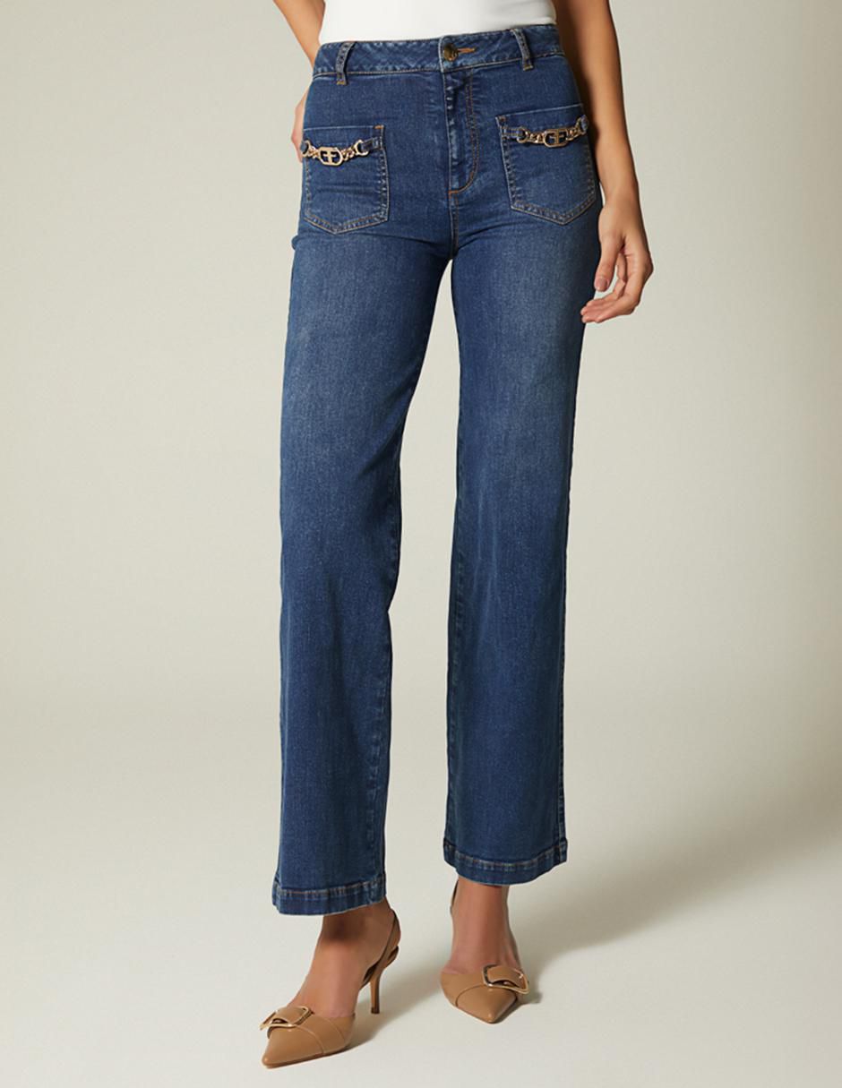 Jeans straight para mujer