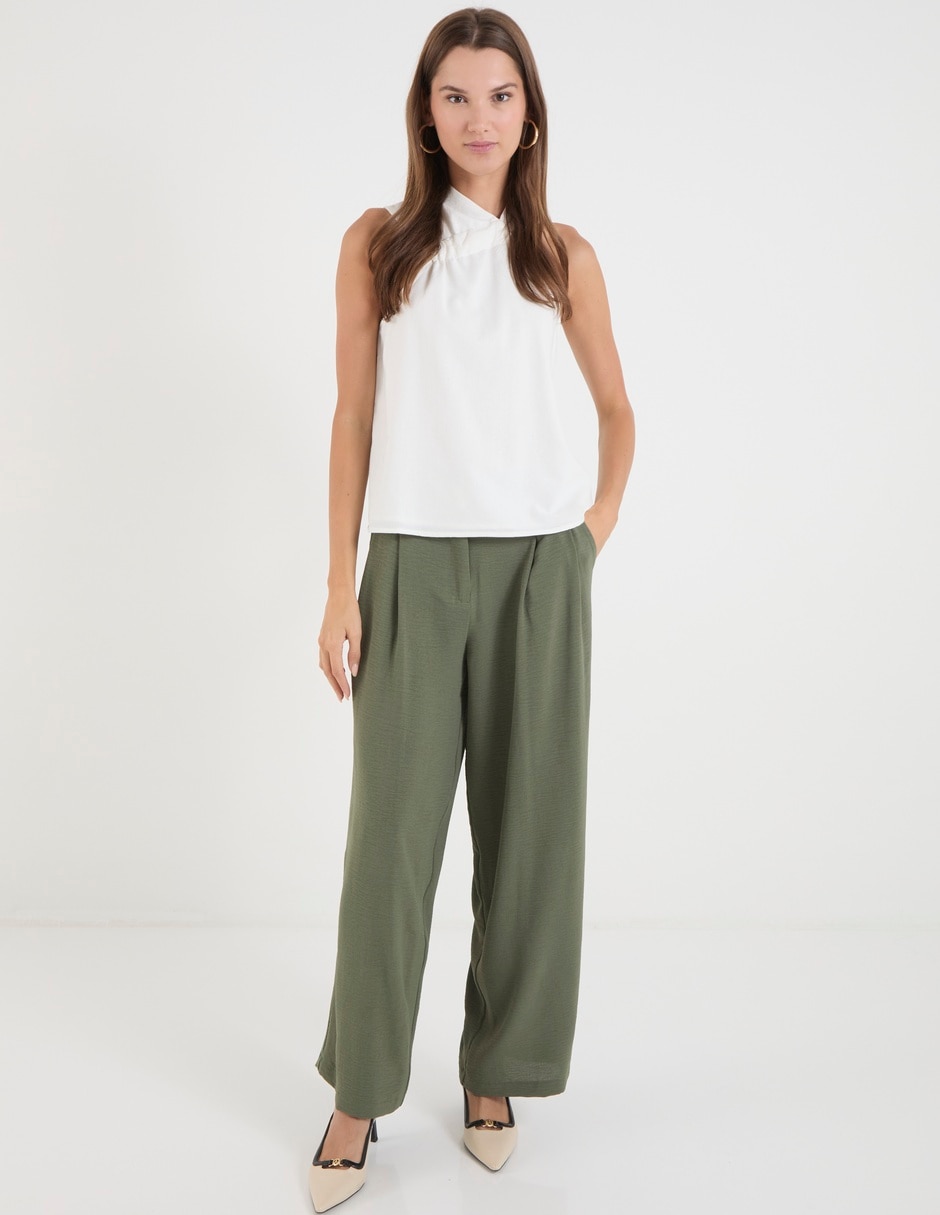 Pantalón relaxed amplio para mujer 3