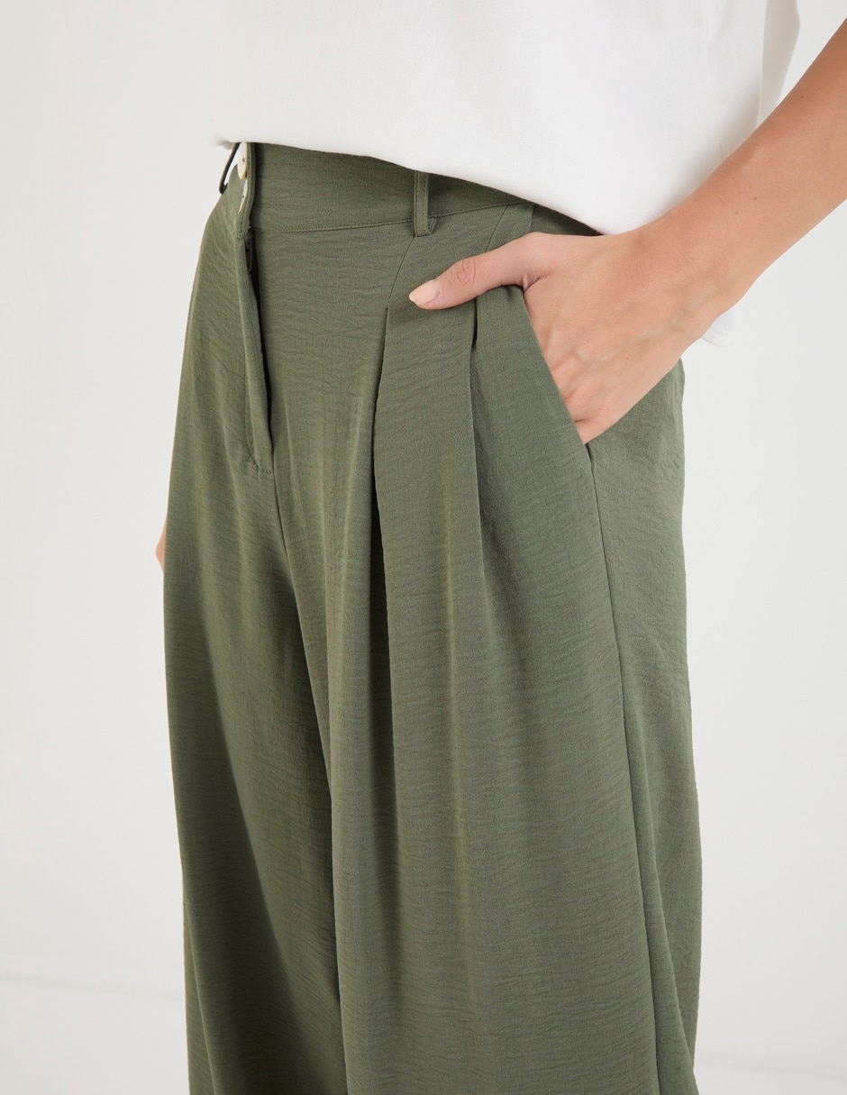 Pantalón relaxed amplio para mujer 4