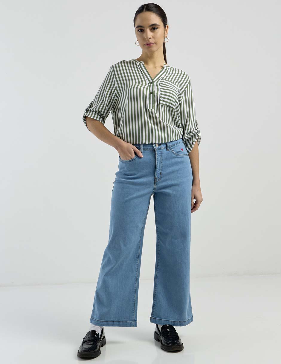 Jeans wide leg para mujer 3