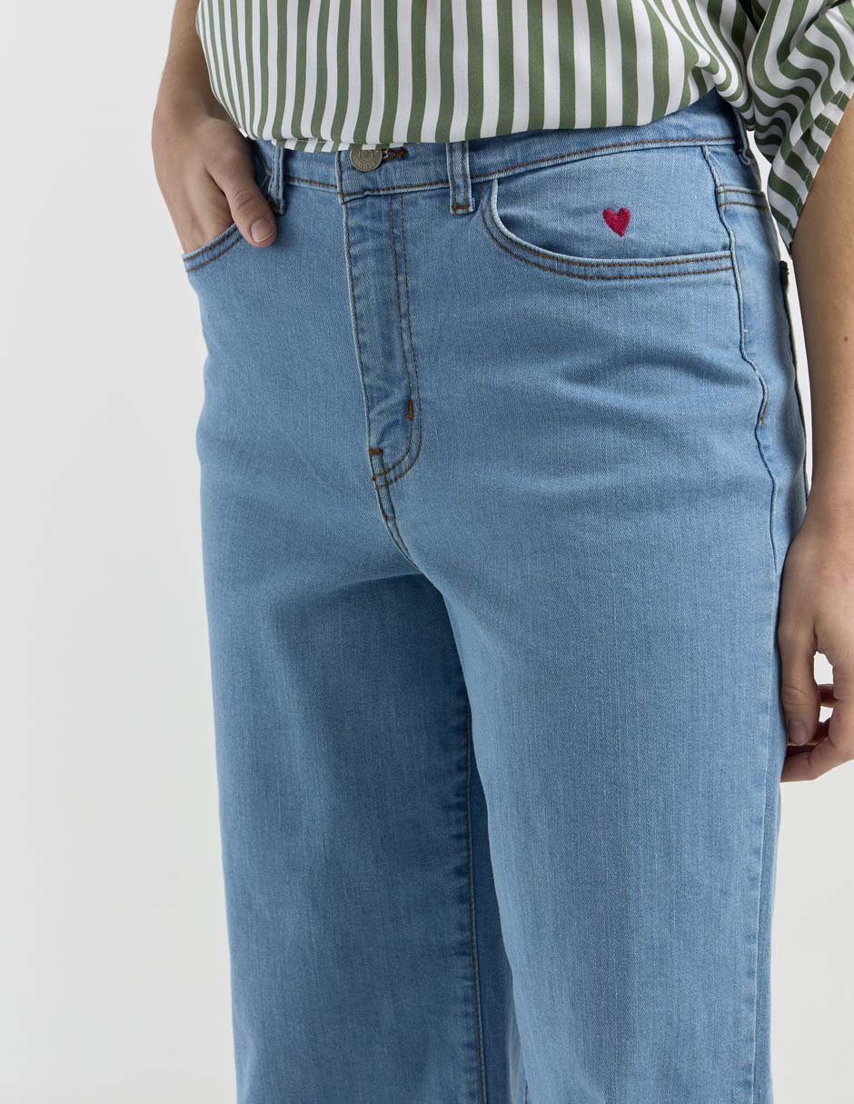 Jeans wide leg para mujer 5