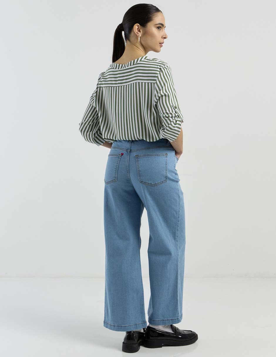 Jeans wide leg para mujer 6