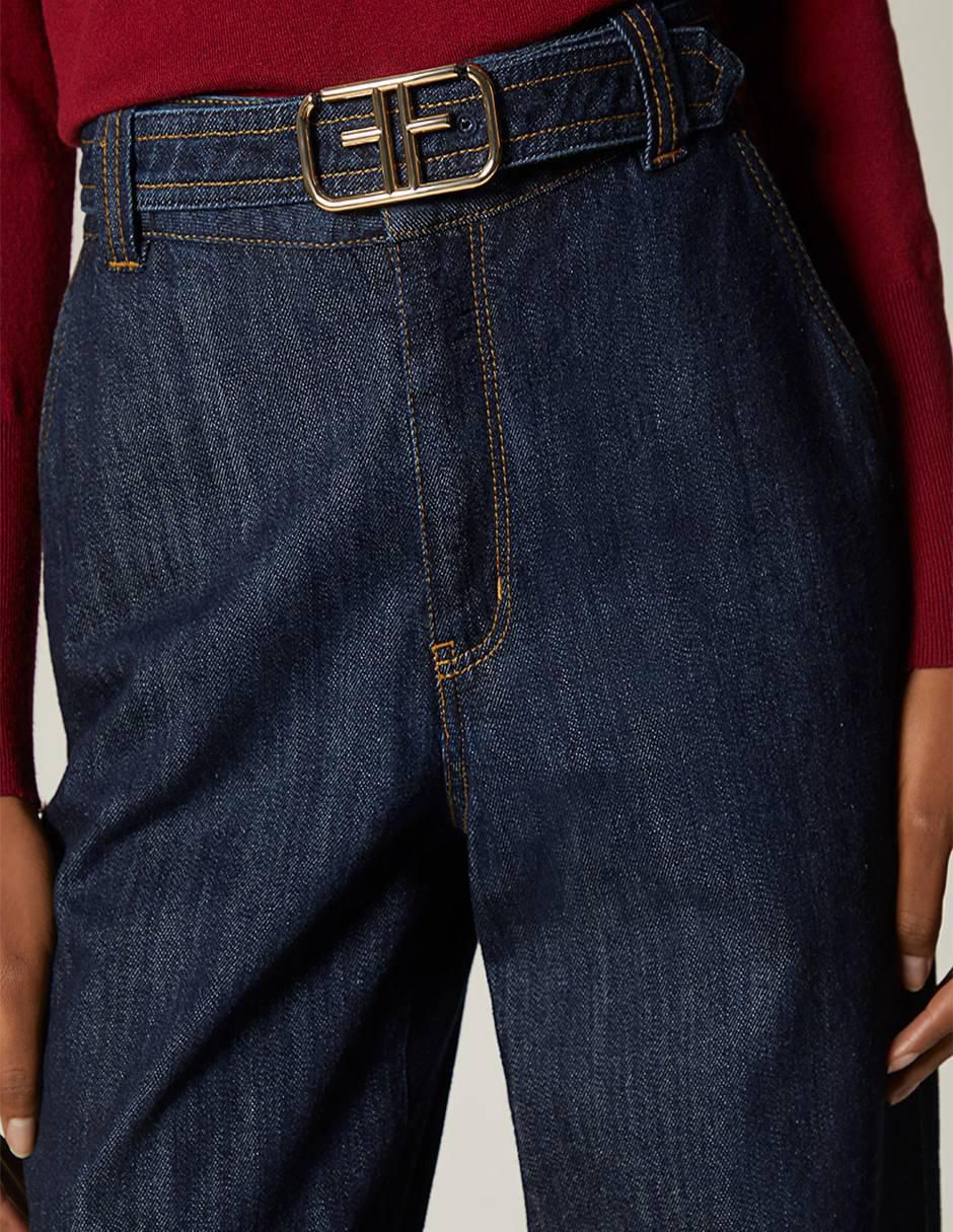 Jeans relaxed Raw Denim para mujer 4