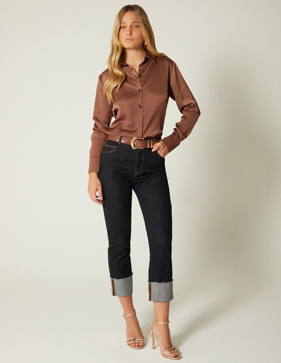 Jeans capri skinny para mujer 2