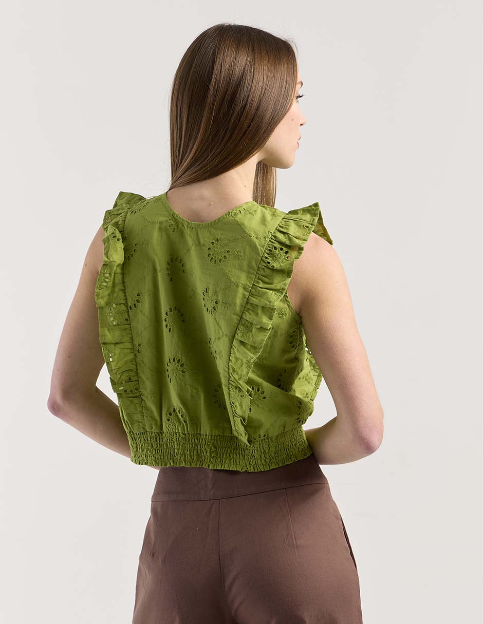 Blusa manga corta para mujer 2