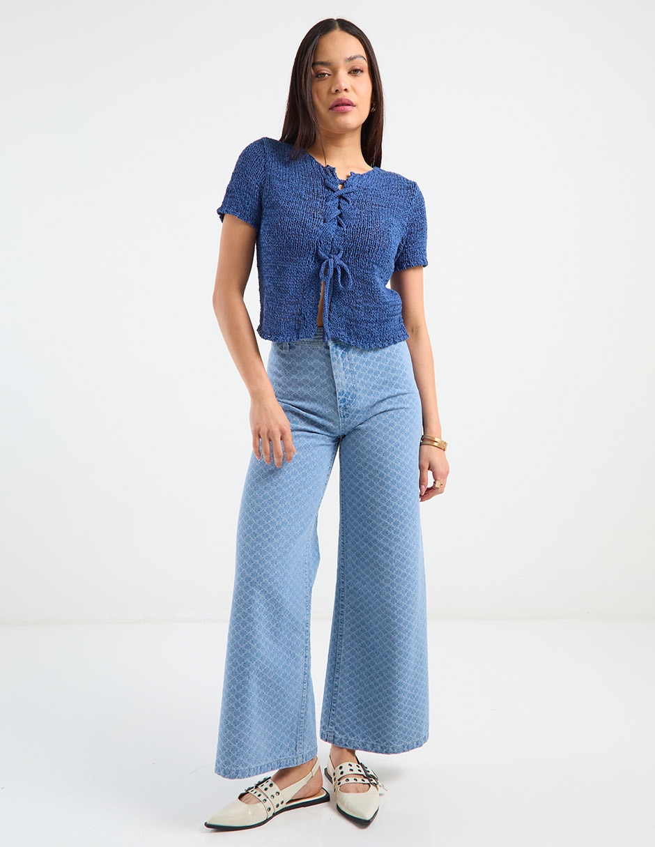 Suéter cuello redondo para mujer 3