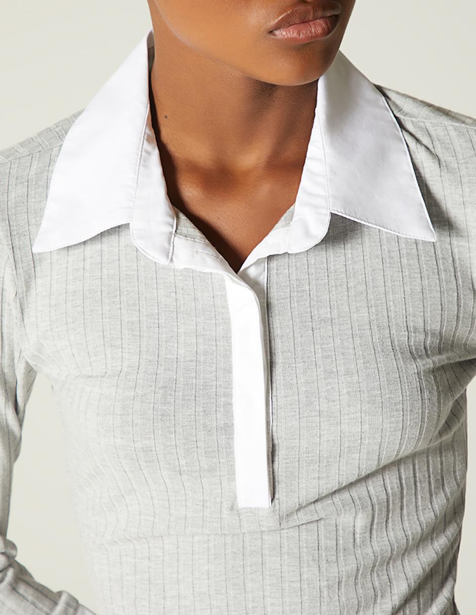 Blusa Studio F manga larga para mujer
