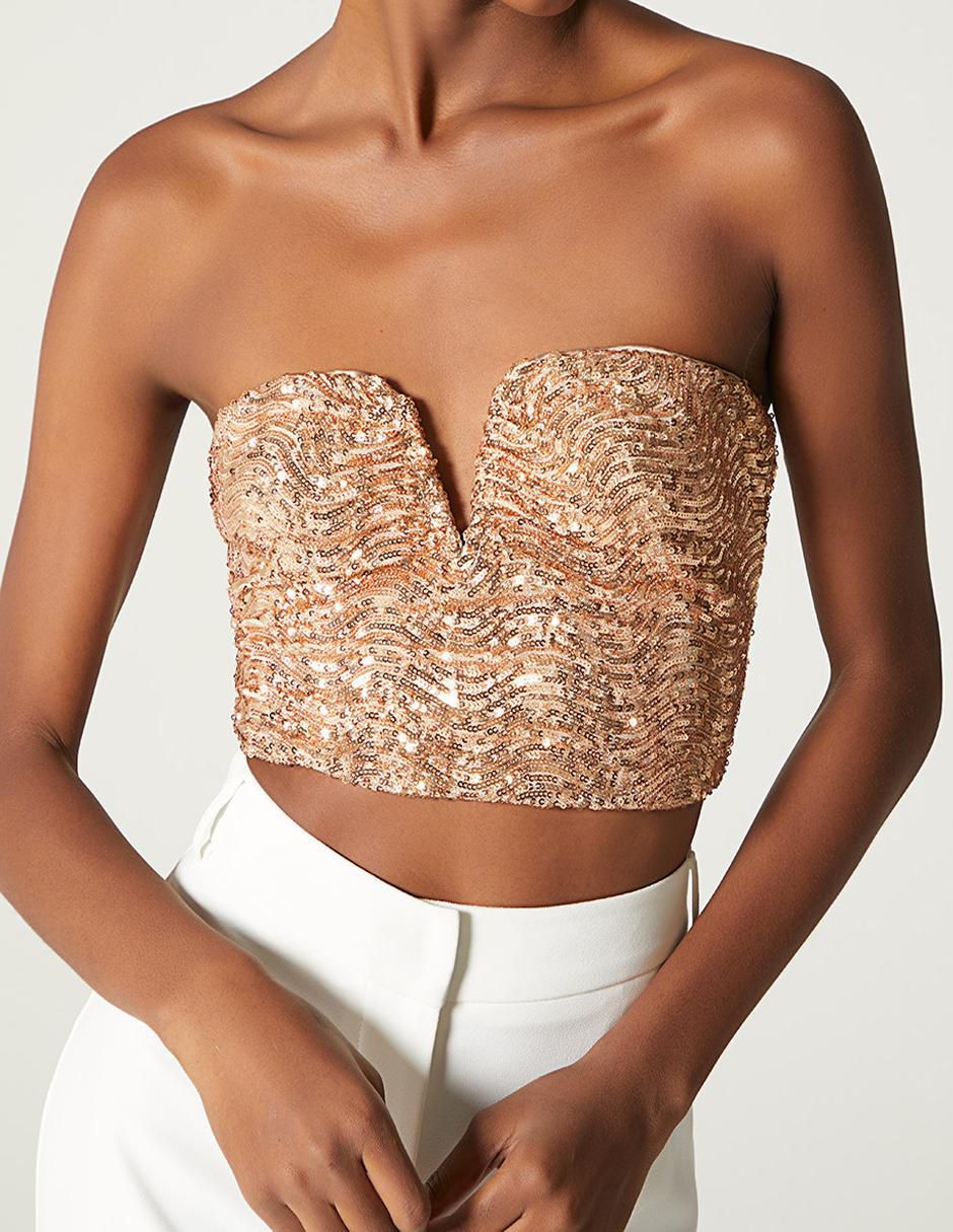 Top escote V