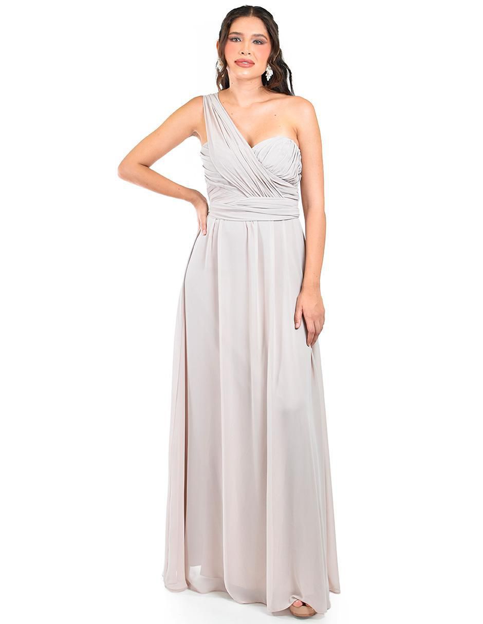 Vestido maxi de fiesta escote corazón 4