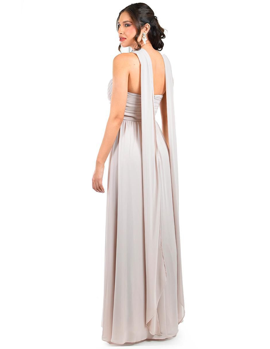 Vestido maxi de fiesta escote corazón 6
