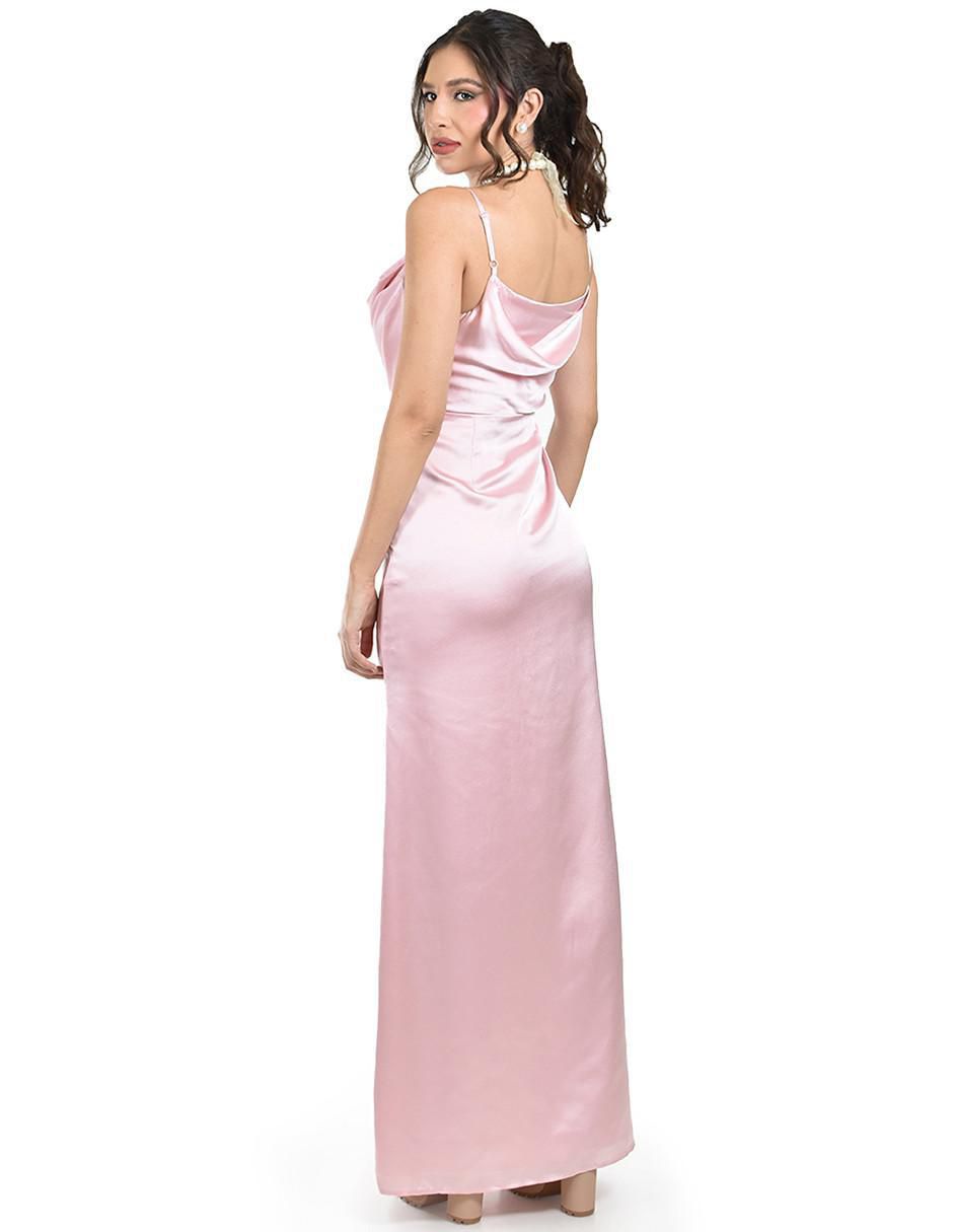 Vestido maxi de fiesta escote cuadrado 3
