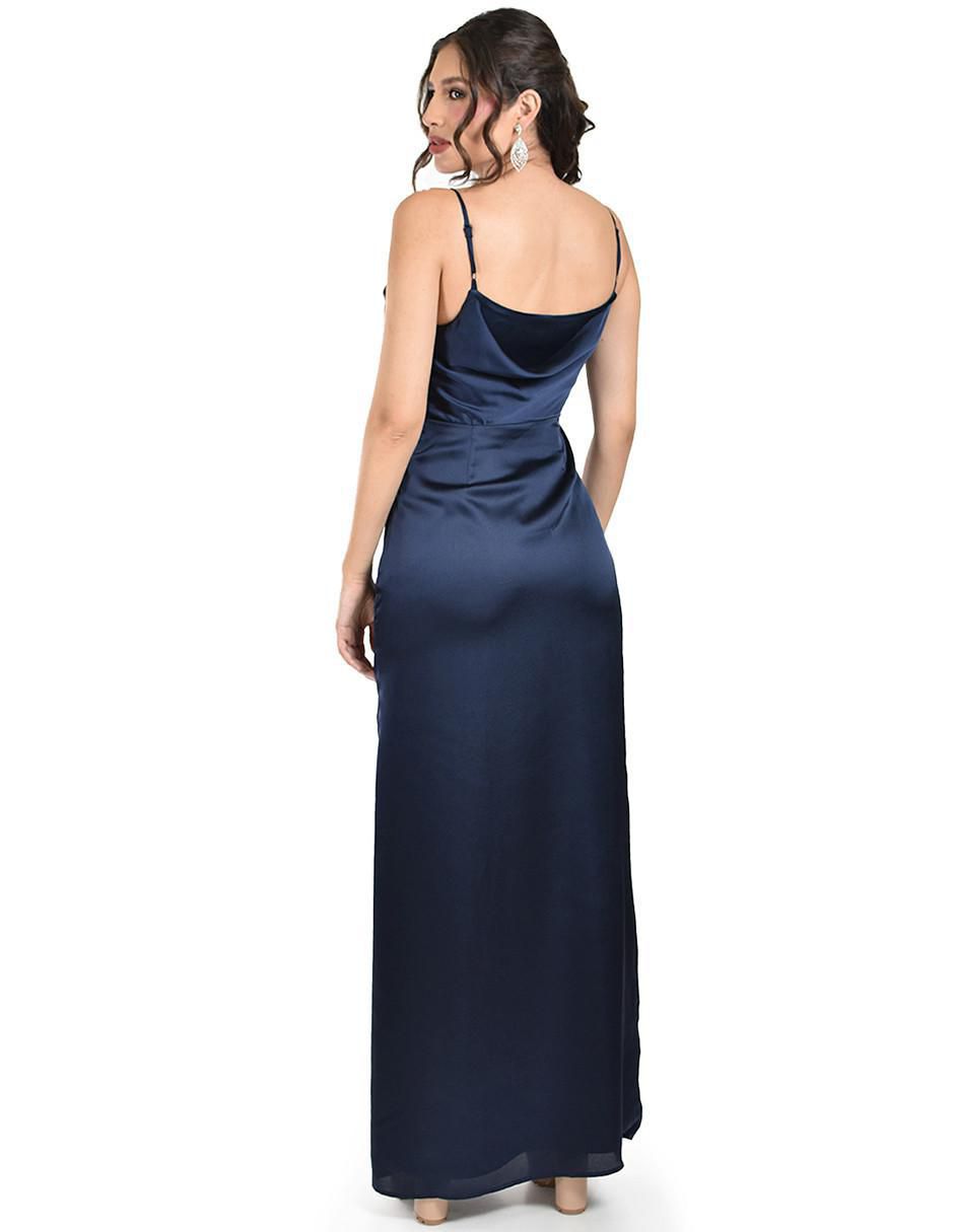 Vestido maxi de fiesta escote cuadrado 3