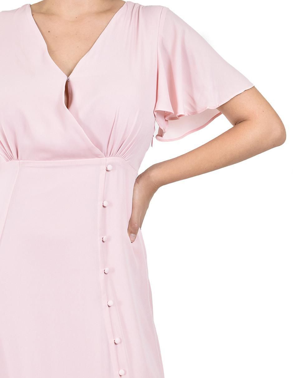 Vestido maxi de fiesta escote V 4