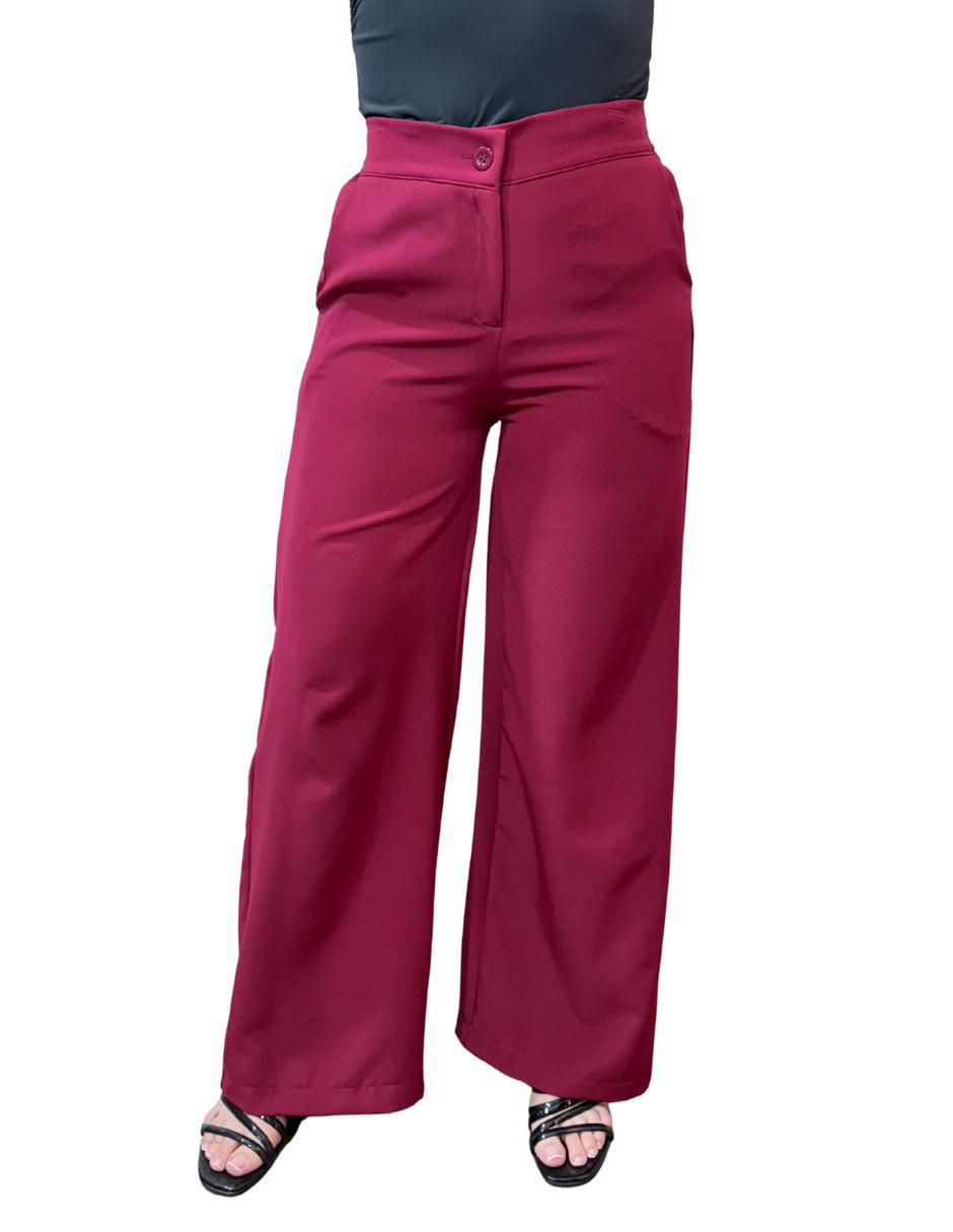 Pantalón de vestir amplio para mujer