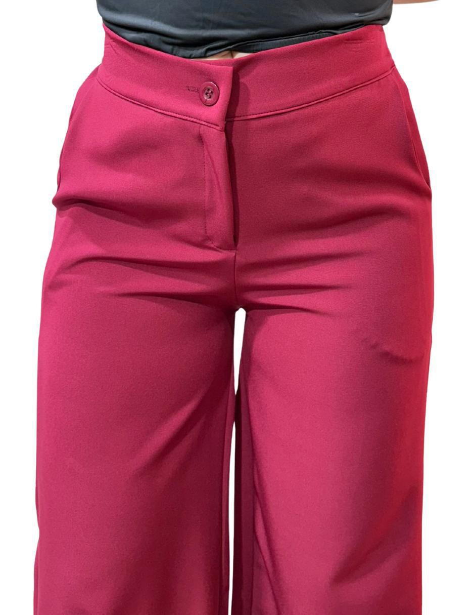 Pantalón de vestir amplio para mujer 4