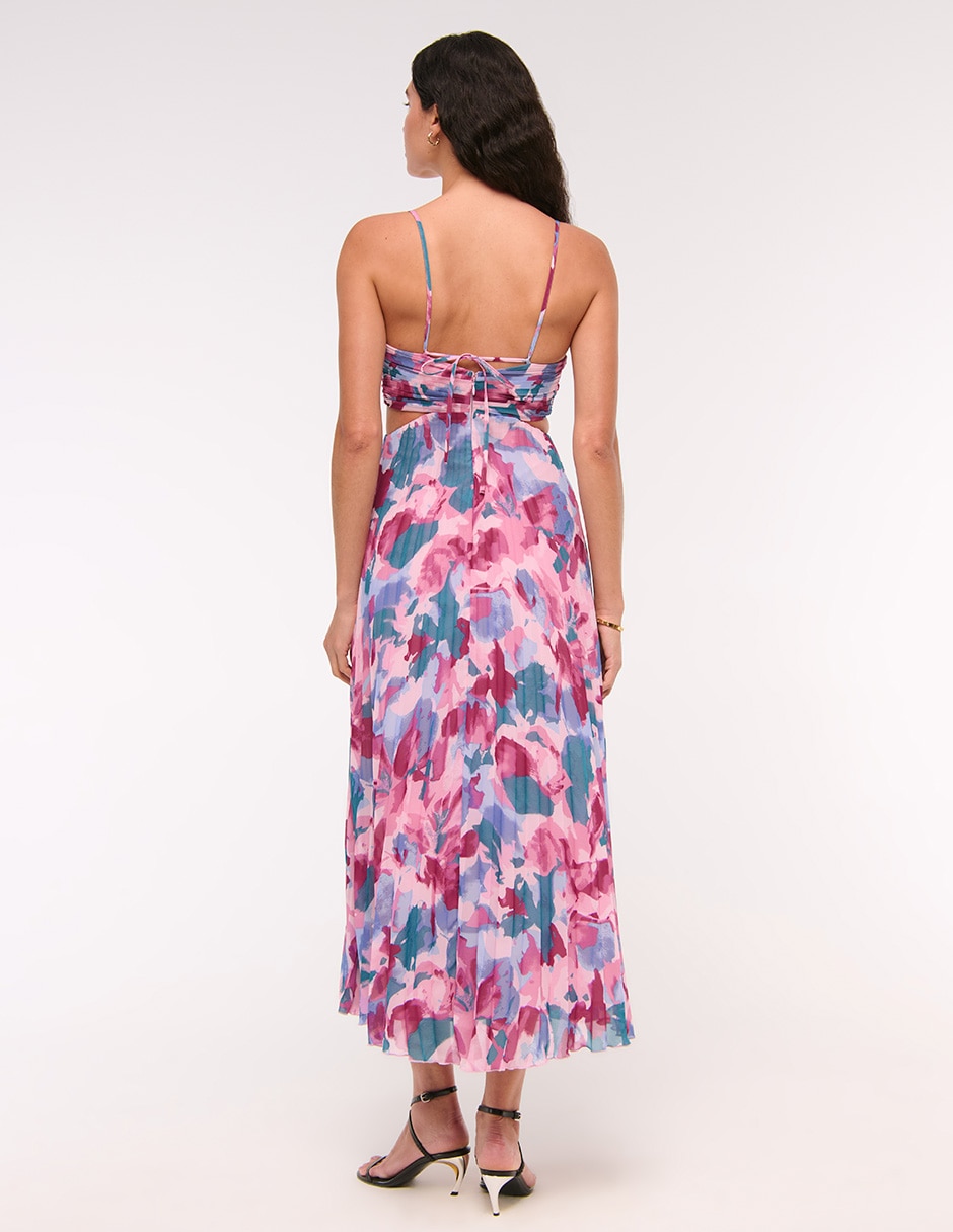 Vestido largo fiesta escote V 2