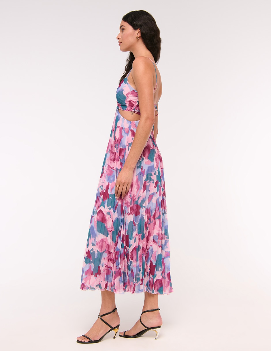 Vestido largo fiesta escote V 3