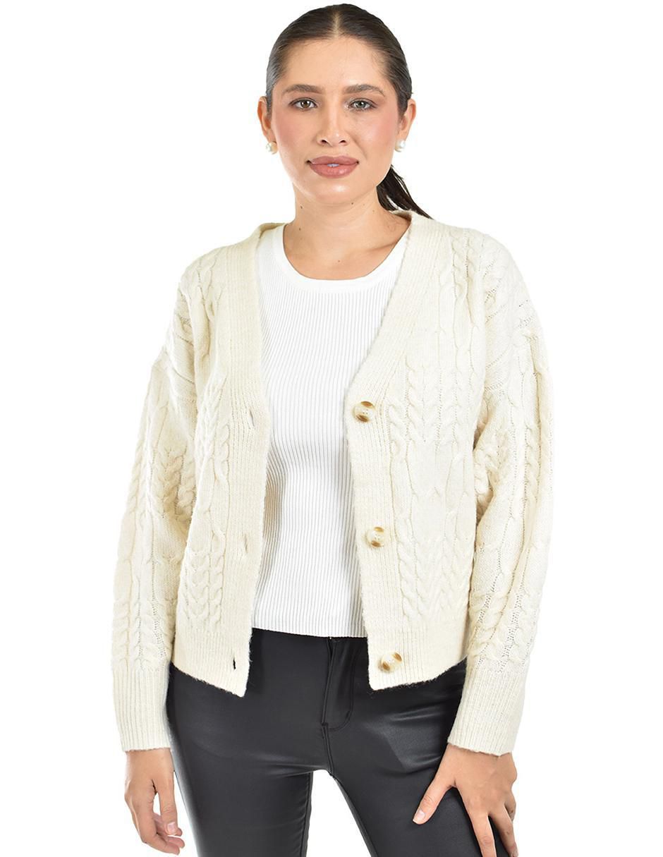 Suéter cuello V para mujer 5