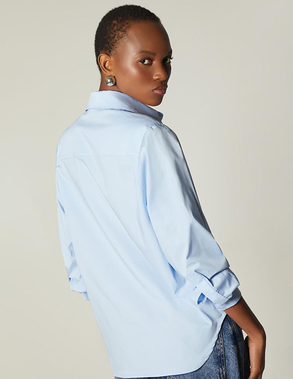 Blusa manga larga para mujer