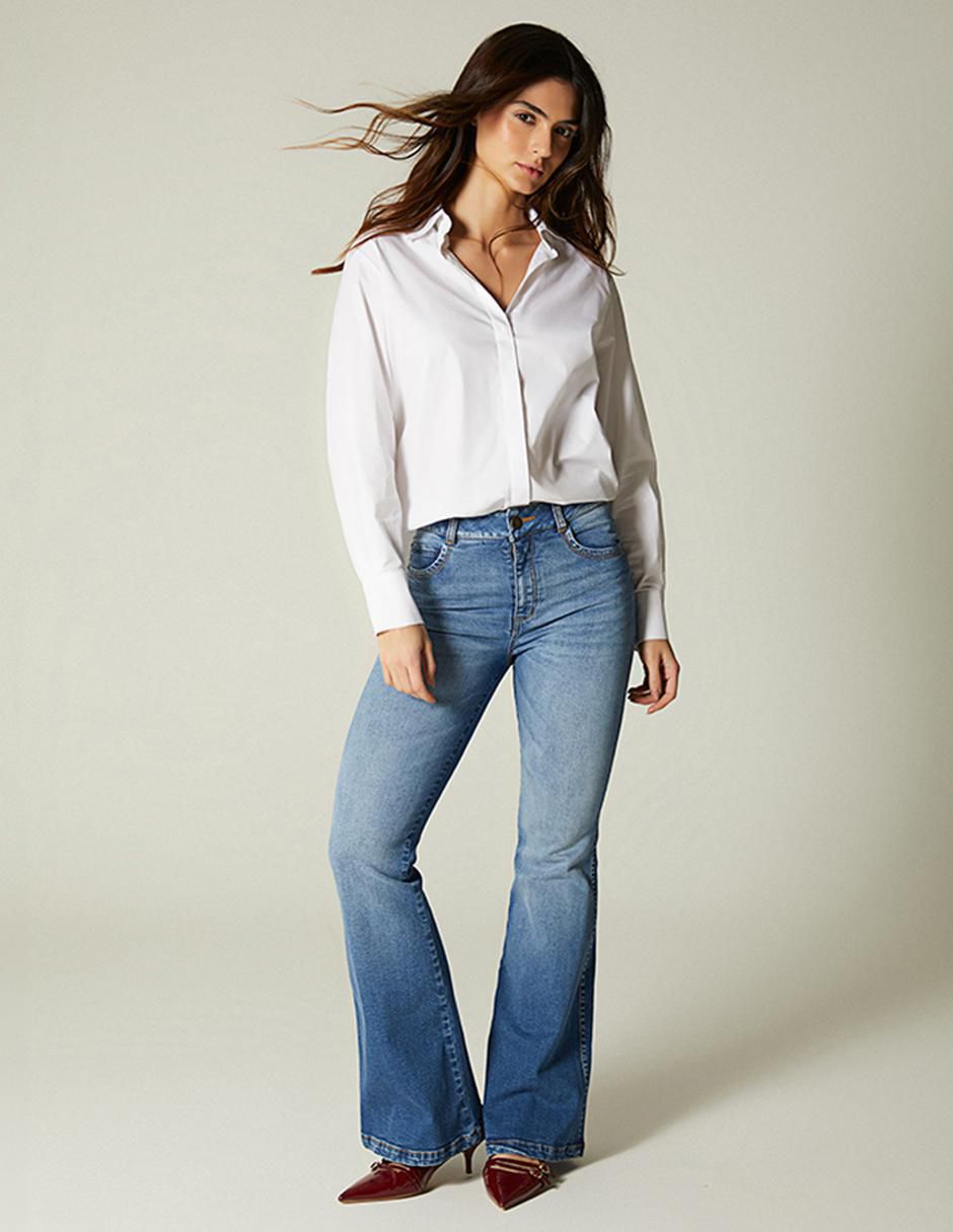Blusa Studio F manga larga para mujer